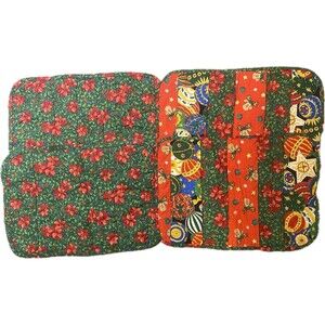 Vintage Double Sided Christmas Placemats set of 4